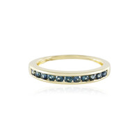Blauer Saphir-Goldring