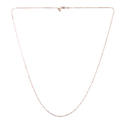 Silber-Veneziakette - 61 cm - 2,76 g - rosévergoldet