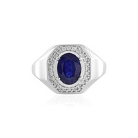 Blauer Madagaskar-Saphir-Silberring