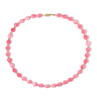 Blush-Quarz-Silberhalskette