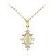 AAA-Welo-Opal-Goldhalskette (CIRARI)
