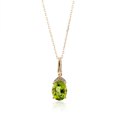 Dashihe-Peridot-Goldhalskette (CIRARI)