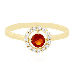 Oranger Tansania-Kyanit-Goldring