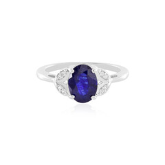 Blauer Madagaskar-Saphir-Silberring