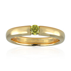 Gelber VS1 Brillant-Goldring