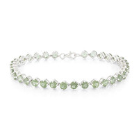 Russischer Apatit-Silberarmband