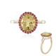 Gelber Beryll-Goldring