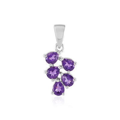 Sibirischer Amethyst-Silberanhänger
