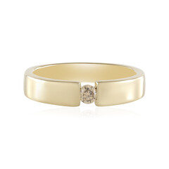 I2 Schokoladen-Brillant-Goldring