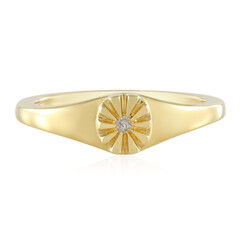 I2 (I) Diamant-Silberring