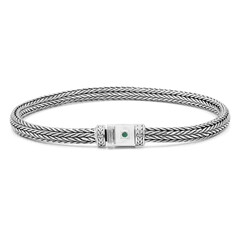 Sambia-Smaragd-Silberarmband (Nan Collection)
