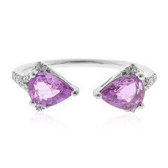 Pinkfarbener Saphir-Goldring (CIRARI)