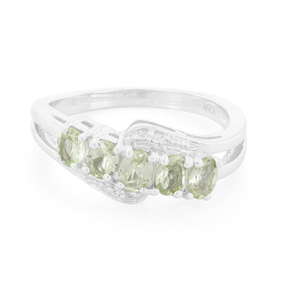 Merelani-Mint-Granat-Silberring