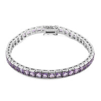 Amethyst-Silberarmband