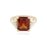 Hessonit-Granat-Goldring