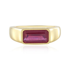Pinkfarbener Madagaskar-Saphir-Silberring