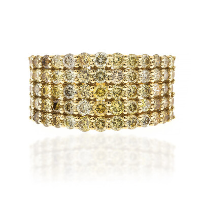 SI2 Fancy-Diamant-Goldring (CIRARI)