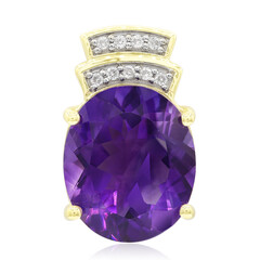Marokkanischer Amethyst-Goldanhänger
