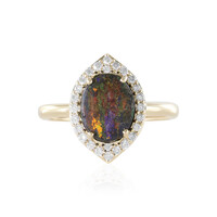 Andamooka-Matrix-Opal-Goldring (AMAYANI)