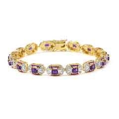 Amethyst-Silberarmband