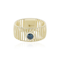 Blauer I2 Diamant-Goldring (Ornaments by de Melo)