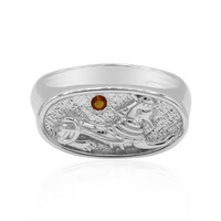 Mandarin-Citrin-Silberring