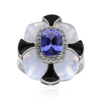 AAA-Tansanit-Goldring (CIRARI)