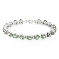 Russischer Apatit-Silberarmband