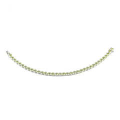Mandschurischer Peridot-Silberarmband