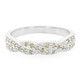 Fancy-Diamant-Silberring