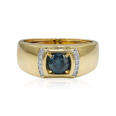 Blauer VS1 Brillant-Goldring