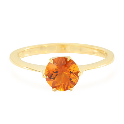 Mandarin-Citrin-Silberring