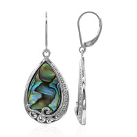 Abalone-Muschel-Silberohrringe (Art of Nature)