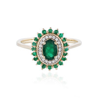 Sambia-Smaragd-Goldring