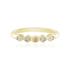 I2 (I) Diamant-Silberring