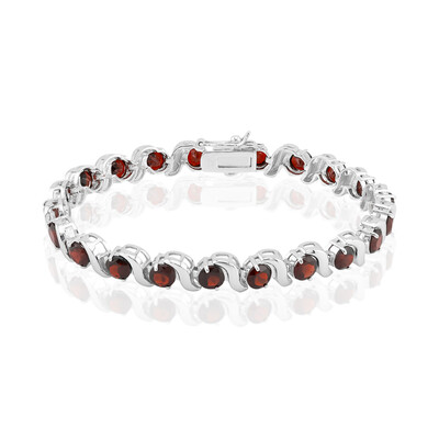 Granat-Silberarmband