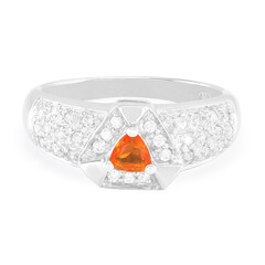 Buriti-Feueropal-Silberring