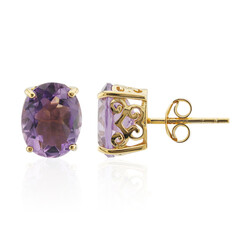 Amethyst-Silberohrringe