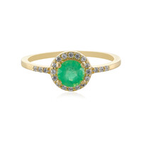 Russischer Smaragd-Goldring