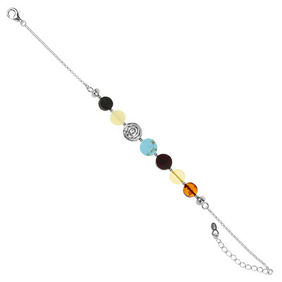 Edelstein-Silberarmband (dagen)
