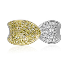Gelber SI2 Diamant-Goldring (CIRARI)