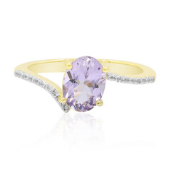 Purpurfarbener Skapolith-Goldring