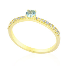 Nigerianischer Paraiba-Turmalin-Goldring