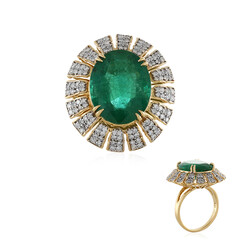 AAA-Sambia-Smaragd-Goldring (D'vyere)