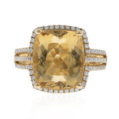 Goldener Beryll-Goldring (CIRARI)