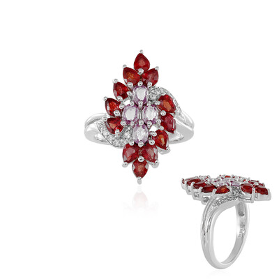 Saphir-Silberring
