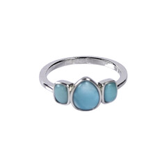 Larimar-Silberring