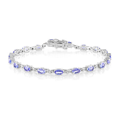 Tansanit-Silberarmband