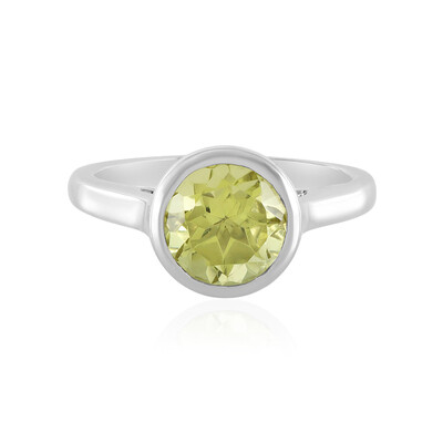 Ouro Verde-Quarz-Silberring