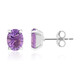 Amethyst-Silberohrringe